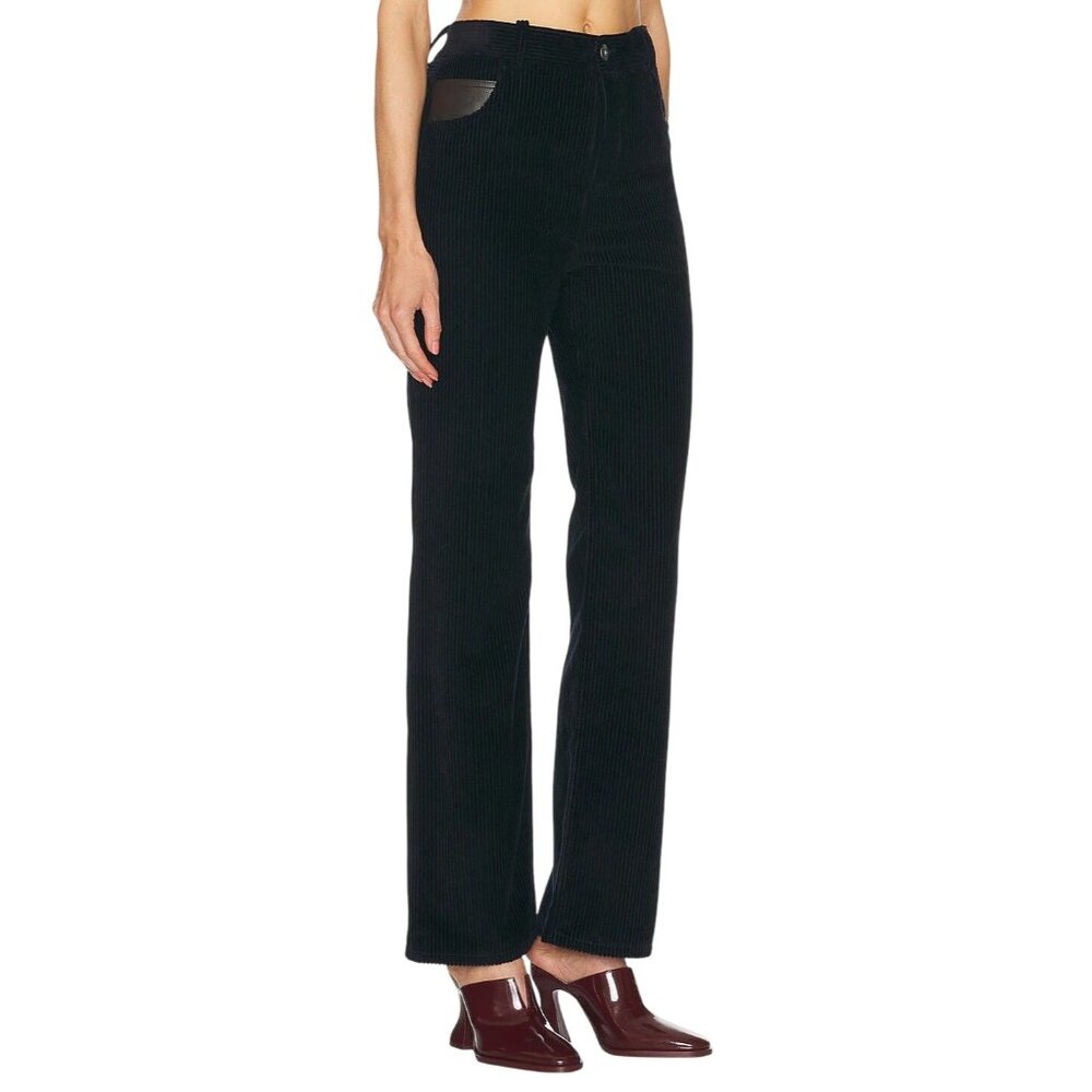 Bottega Veneta Corduroy Pants in Midnight Blue 38 New Womens Trousers - Picture 4 of 17